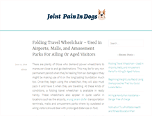Tablet Screenshot of jointpainindogs.com